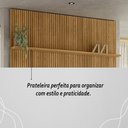 Ver imagem 5 de Painel Piso-teto 1 Prateleira New Interlagos Cumaru