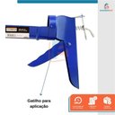 Ver imagem 5 de Kit Aplicador de Silicone + 2 Silicone Acético Branco 280ml Unipega Adesivo Vedação para Pia, Box e 