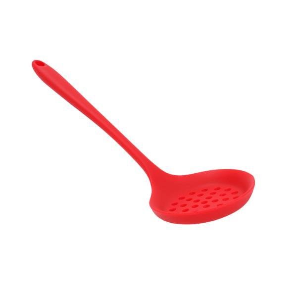 Kit Utensílios de Silicone Cozinha 11 Peças Vermelho Jogo - 7