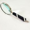 Lupa de Aumento Decorativa Preta Madreperola 25x10cm - 3