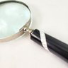 Lupa de Aumento Decorativa Preta Madreperola 25x10cm - 7