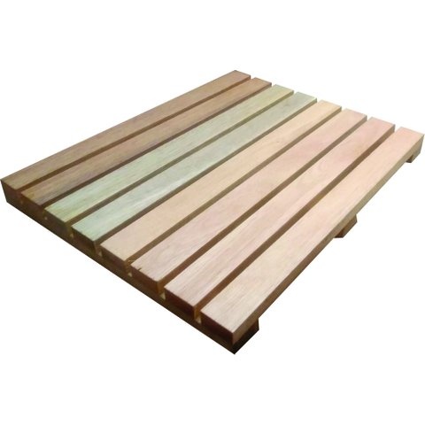Deck de Madeira Modular 100x50cm com Pintura Neonx:osmocolor Transparente