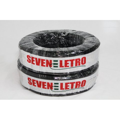 Fio Cabo Flexivel - 1,5mm Preto - 100 M