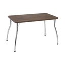 Ver imagem 3 de Conjunto Mesa de Jantar 115cm com 6 Cadeiras Multimóveis Cr50143 Marrom