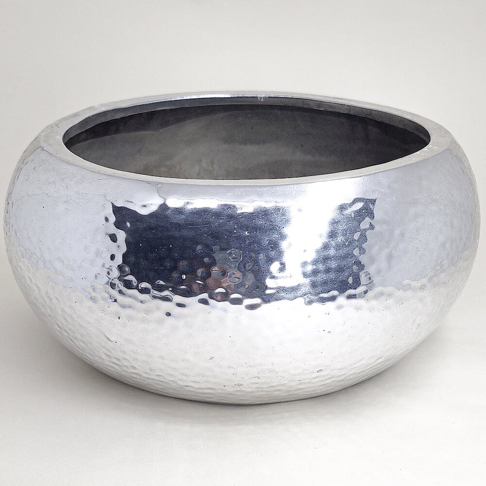 Vaso Cerâmica com Acabamento em Metal - 4