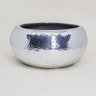 Vaso Cerâmica com Acabamento em Metal - 1