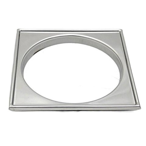 Porta Grelha Base Aço Inox 10x10cm 4400 Cromado Invinox