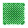 Piso Multiuso Modular Plástico 25 X 25 Cm (m²) Modelo Outdoor - Piso Vazado Cor Verde - 2