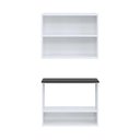 Ver imagem 5 de Conjunto Gabinete de Banheiro com Espelheira Suspenso 70,5cm Multimóveis Cr10144 Branco