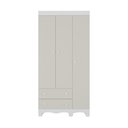 Ver imagem 7 de Guarda-roupa Infantil 92cm 3 Portas e 2 Gavetas Dengo Multimóveis Mp4437 Branco/off White