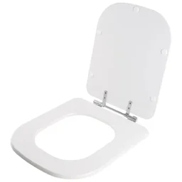 Tampa de Vaso Poliester Quadra Branco para Bacia Deca - 2