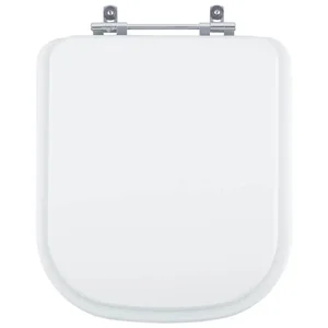 Tampa de Vaso Poliester Quadra Branco para Bacia Deca