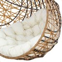 Ver mais imagens de Balanço Suspenso Ninho Gota com Suporte, Mola e Mosquetão para Jardim - Caramelo A1