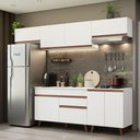 Ver imagem 1 de Armário de Cozinha Completa 260cm Branco Reims Madesa 10