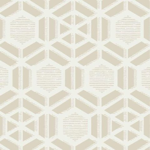 Papel de Parede Capri Geométrico Bege 190512604