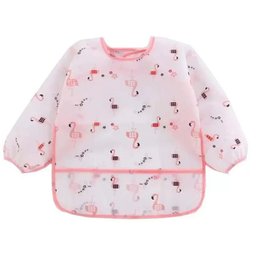 Babador manga longa BLW Kit 2Unds - Flamingo e Cactos Baby Babador Manga Longa BLW Flamingo Cactos,  - 8