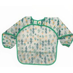 Babador manga longa BLW Kit 2Unds - Flamingo e Cactos Baby Babador Manga Longa BLW Flamingo Cactos,  - 3