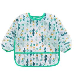 Babador manga longa BLW Kit 2Unds - Flamingo e Cactos Baby Babador Manga Longa BLW Flamingo Cactos,  - 6