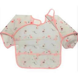 Babador manga longa BLW Kit 2Unds - Flamingo e Cactos Baby Babador Manga Longa BLW Flamingo Cactos,  - 2