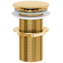 Ver imagem 2 de Válvula Click Up para Banheiro Dourada Brilhante Goldenx