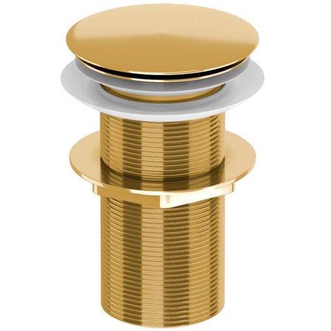 Válvula Click Up para Banheiro Dourada Brilhante Goldenx
