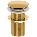 Ver imagem 1 de Válvula Click Up para Banheiro Dourada Brilhante Goldenx
