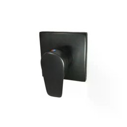 Acabamento Monocomando Baixa Pressão Base Docol Preto Fosco - Perflex - 1