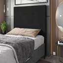 Ver imagem 6 de Cabeceira Luna para Cama Box Solteiro 90 Cm Suede Preto