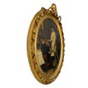 Ver imagem 3 de Quadro Decorativo Clássico Importado Dourado com Moldura Entalhada À Mão 134x94x8cm para Parede