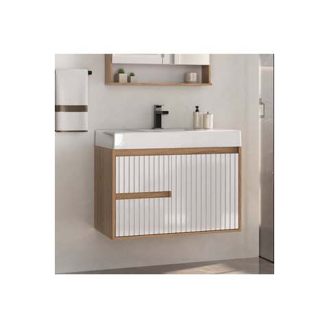 Gabinete para Banheiro Clarice 78 Cm - Fabribam Gabinetes