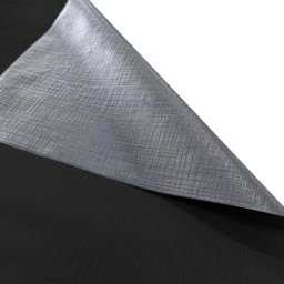 Cortina Corta Luz 3,00m X 2,30m 100% Blackout Com Voil Preto Para Sala Ou Quarto Varão Simples - 5