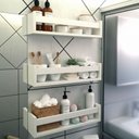 Ver imagem 2 de Prateleiras de Parede Brancas em MDF – Kit 3 Unidades - para Banheiro, Livros e Decoração (Mariá)