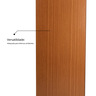 Folha de Porta Madeira Lisa 210x82cm Espessura 3,5cm Melamínica Mgm - 8