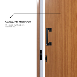 Porta de Correr Madeira 215x70cm Sobrepor Reversível Melamínico MGM - 7 Porta de Correr Madeira 215x70cm Sobrepor Reversível Melamínico MGM - 7