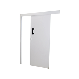 Porta de Correr Madeira 215x90cm Sobrepor Reversível Melamínico MGM - 3