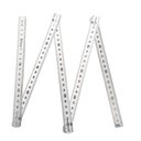 Ver imagem 2 de Escala / Metro Plastico Branco 2m Vila - Unico