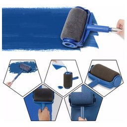 Rolo Inteligente Recarregável Pintura Limpa Anti Respingos Reservatório 1 Litro - 5