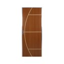 Ver imagem 1 de Kit Porta de Madeira Lisa 212x85cm com Batente de Alumínio 3,6cm Gaúcha Mgma Abertura Esquerda Marrom/Mogno MGM