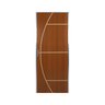 Kit Porta de Madeira Lisa 212x85cm com Batente de Alumínio 3,6cm Gaúcha Mgma - 1