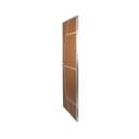 Ver imagem 3 de Kit Porta de Madeira Lisa 212x85cm com Batente de Alumínio 3,6cm Gaúcha Mgma Abertura Esquerda Marrom/Mogno MGM