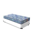 Ver imagem 1 de Cama Box Solteiro Branca + Colchão de Espuma D20 Gazin Supreme 78x188x37cm