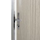 Ver imagem 4 de Kit Porta de Madeira Lisa 212x85cm com Batente de Alumínio 3,6cm Ecomadeiral Mgm Abertura Esquerda
