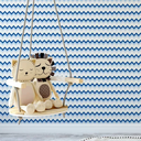 Ver imagem 3 de Papel de Parede Estampa Chevron Azul Quarto Bebê Decorativo Adesivo 3m