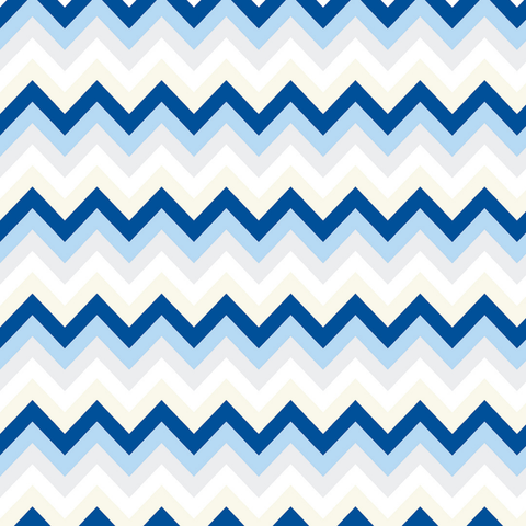 Papel de Parede Estampa Chevron Azul Quarto Bebê Decorativo Adesivo 3m