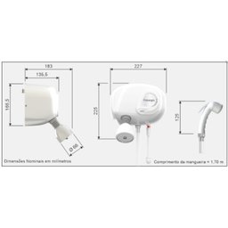 Ducha Potenza Eletrônica Blindada Pressurizada Turbo 7800w 220v Cardal - 6