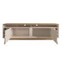 Ver imagem 5 de Rack para TV até 60 Polegadas 2 Portas 160cm Pés em Madeira Maciça Wine Versátile