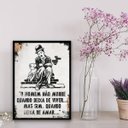 Ver imagem 1 de Quadro Frase De Amor Charlie Chaplin 45x34cm:Madeira preta