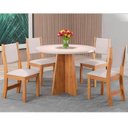 Ver imagem 1 de Mesa Redonda Slin/flipp 90x90 Mel/off White