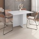 Ver imagem 2 de Mesa para Sala de Jantar Paris 120cm 4 Lugares Tampo MDP Casa D