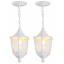 Ver imagem 1 de 2 Luminárias Pendentes Brancas Heritage Dital Suspensas Teto Sala Estar Jantar Quarto Jardim
